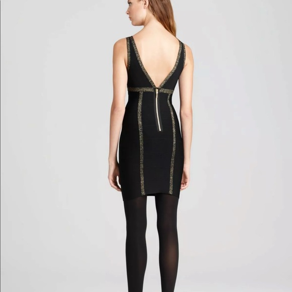 GUESS Shimmer Purple Glitter Bandage Dress Small - Picture 4 of 4